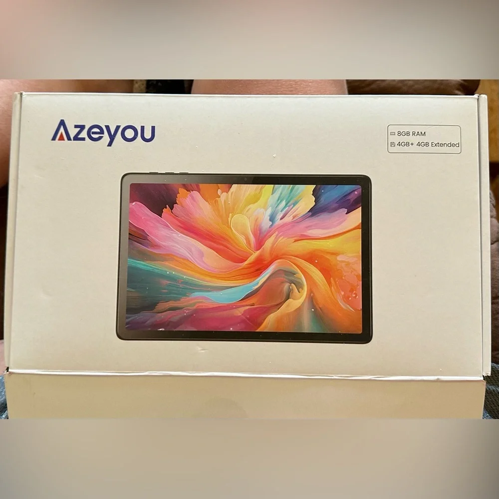 Azeyou 10” Tablet with 128gb - Black